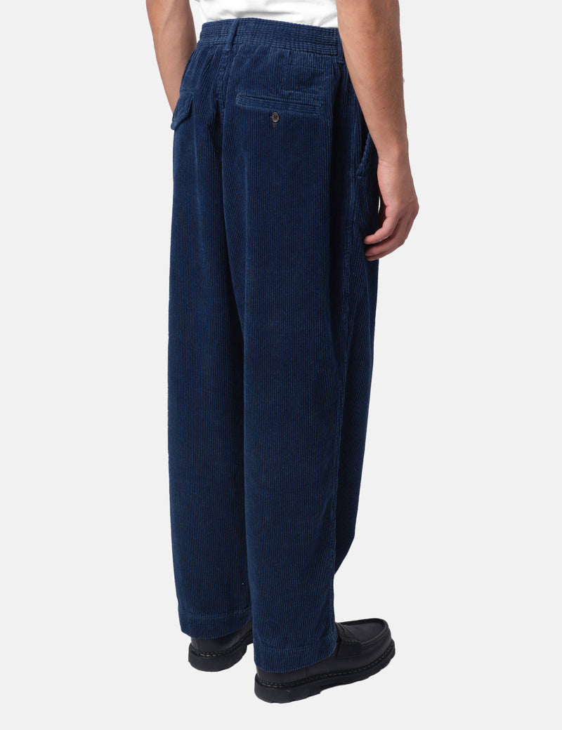 Universal Works Oxford Pant (Cord) - Indigo Blue