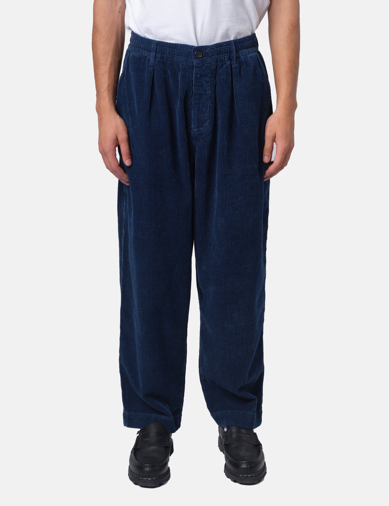 Universal Works Oxford Pant (Cord) - Indigo Blue