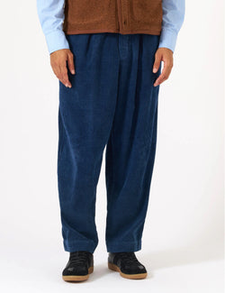 Universal Works Oxford Pant (Cord) - Indigo Blue