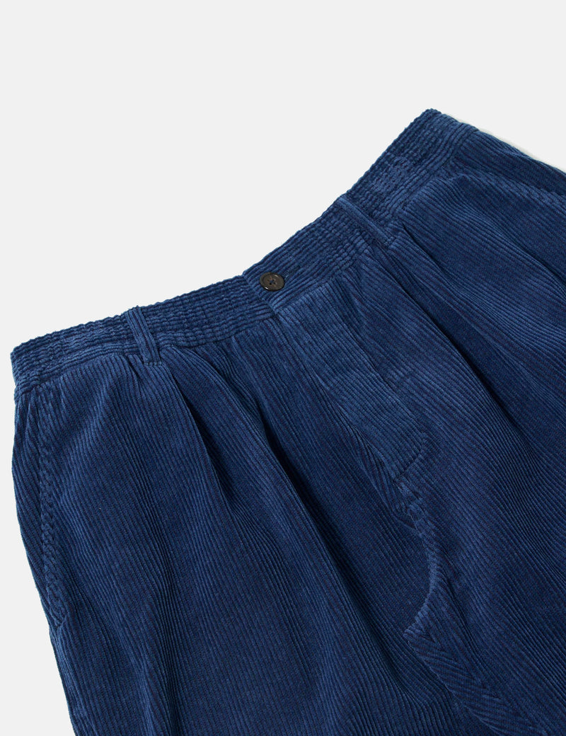 Universal Works Oxford Pant (Cord) - Indigo Blue