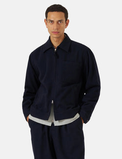 Universal Works Rose Bowl Jacket (Recycled Wool) - Dark Navy