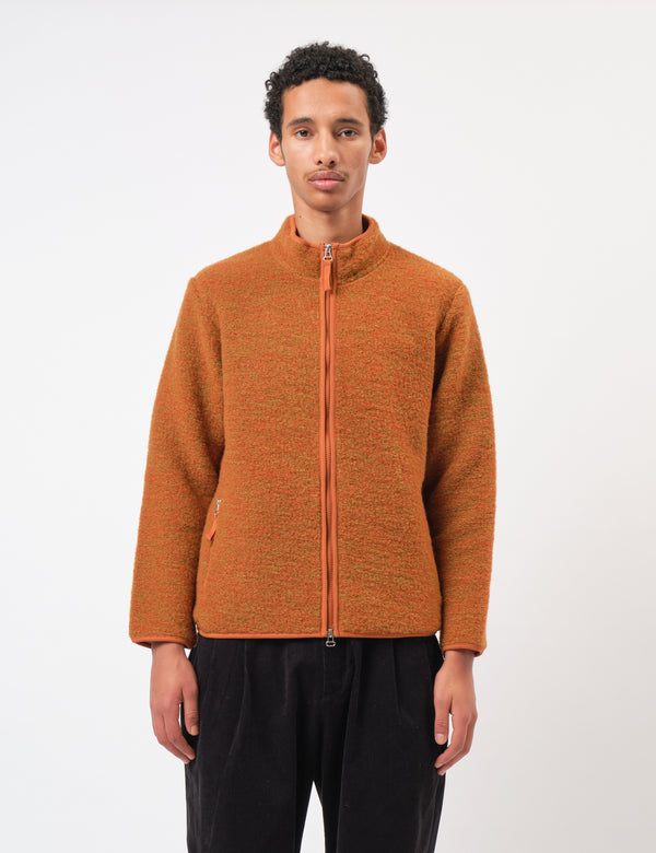 Universal Works Climbing Jacket (Six Wool) - Orange