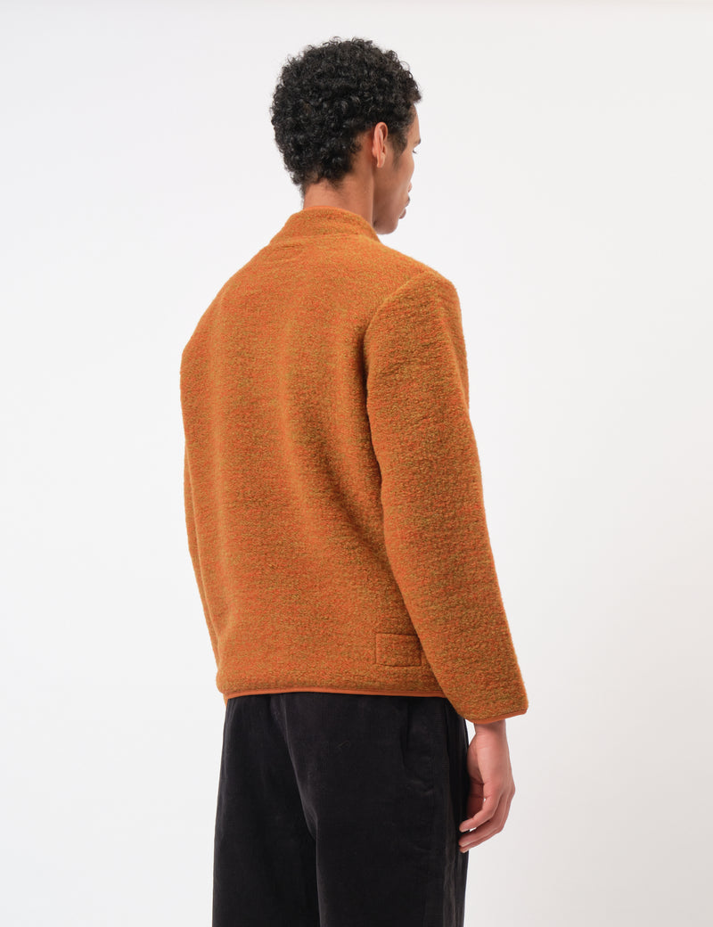 Universal Works Climbing Jacket (Six Wool) - Orange