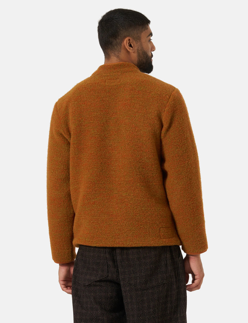 Universal Works Climbing Jacket (Six Wool) - Orange