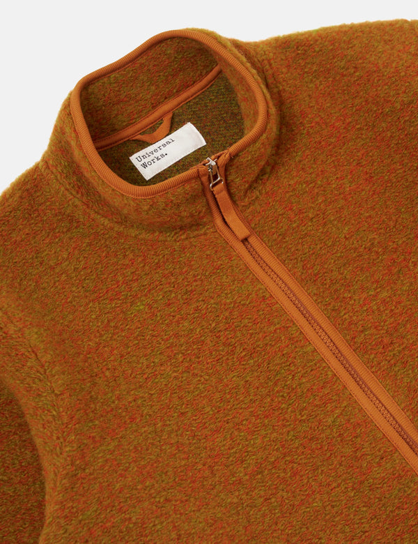 Universal Works Climbing Jacket (Six Wool) - Orange