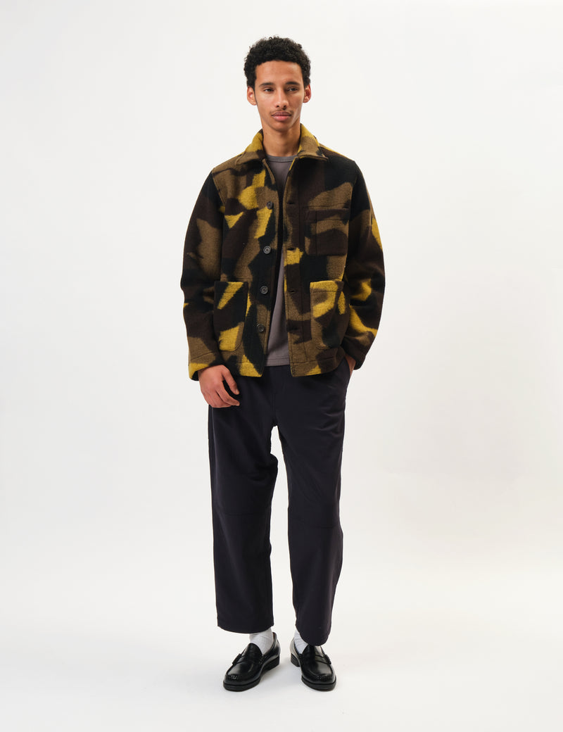 Universal Works Field Jacket - Camo Green