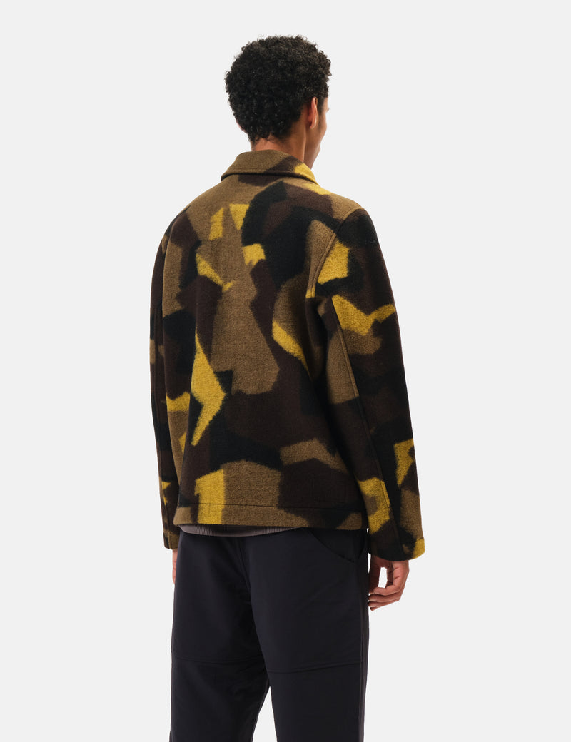 Universal Works Field Jacket - Camo Green