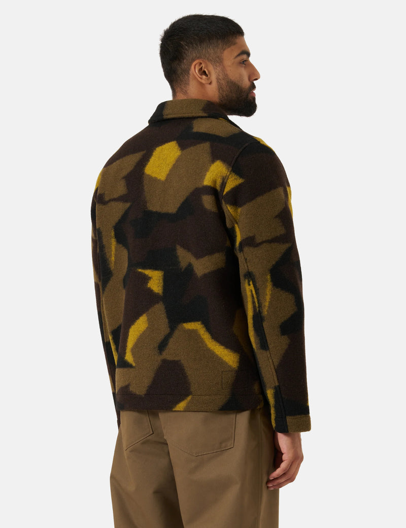 Universal Works Field Jacket - Camo Green