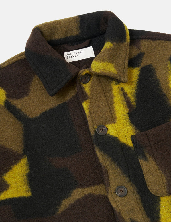Universal Works Field Jacket - Camo Green
