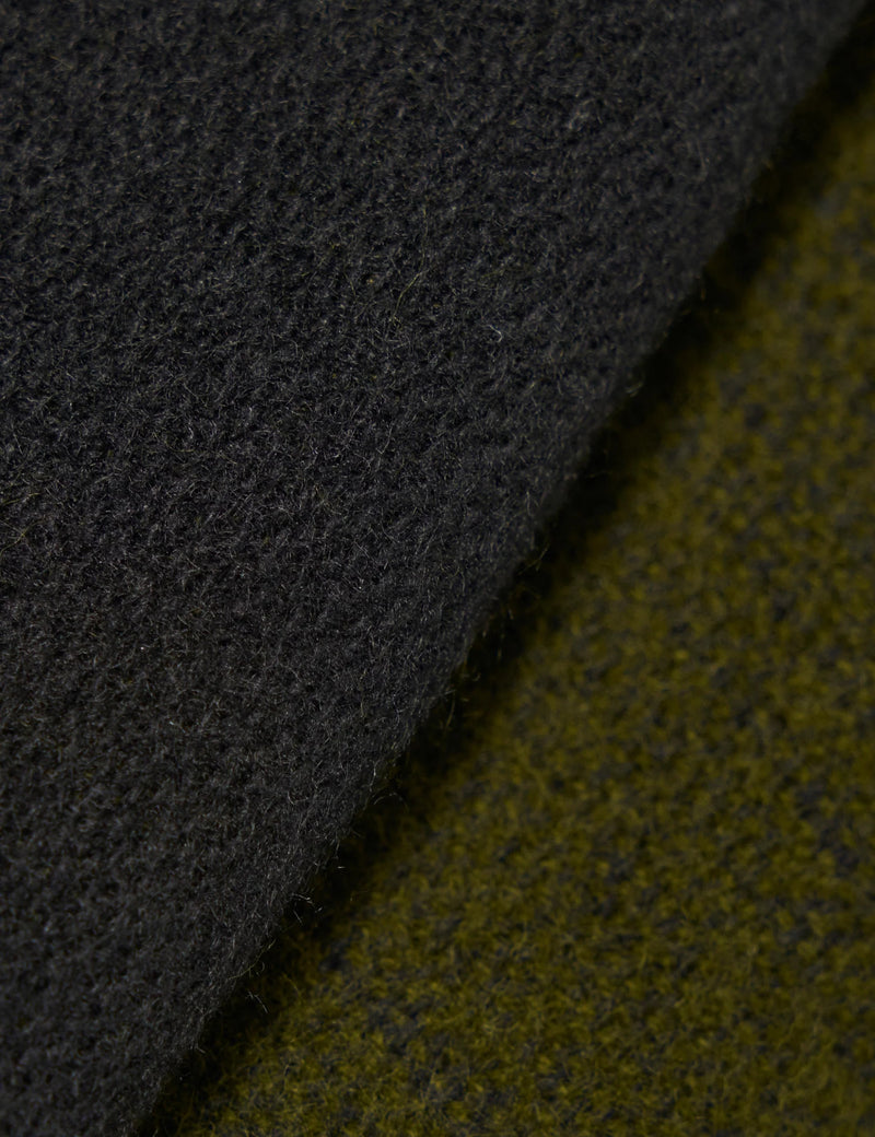 Universal Works Double Sided Scarf - Green/Black