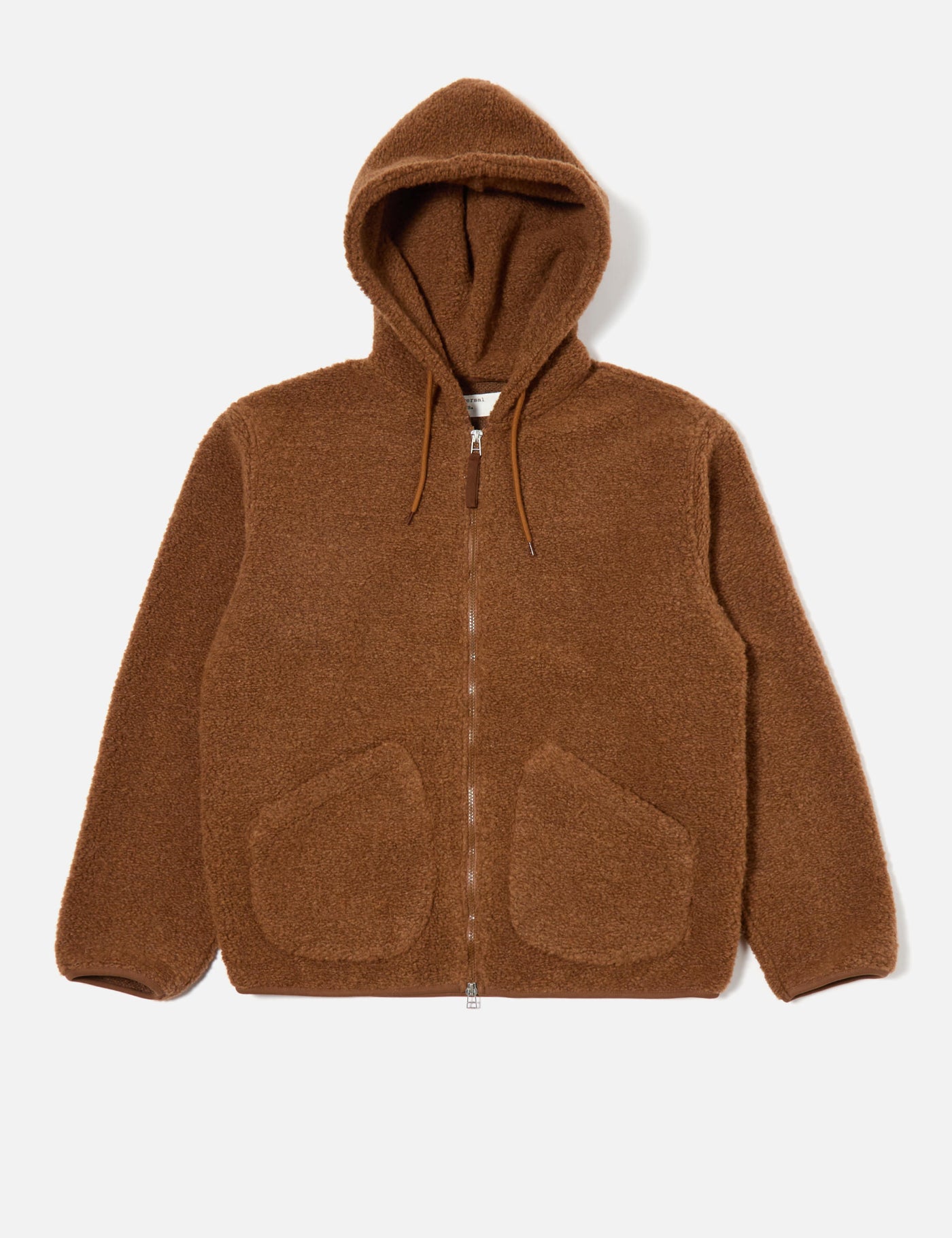 Universal Works Travel Hoodie (Alvar Fleece) - Cumin | Article