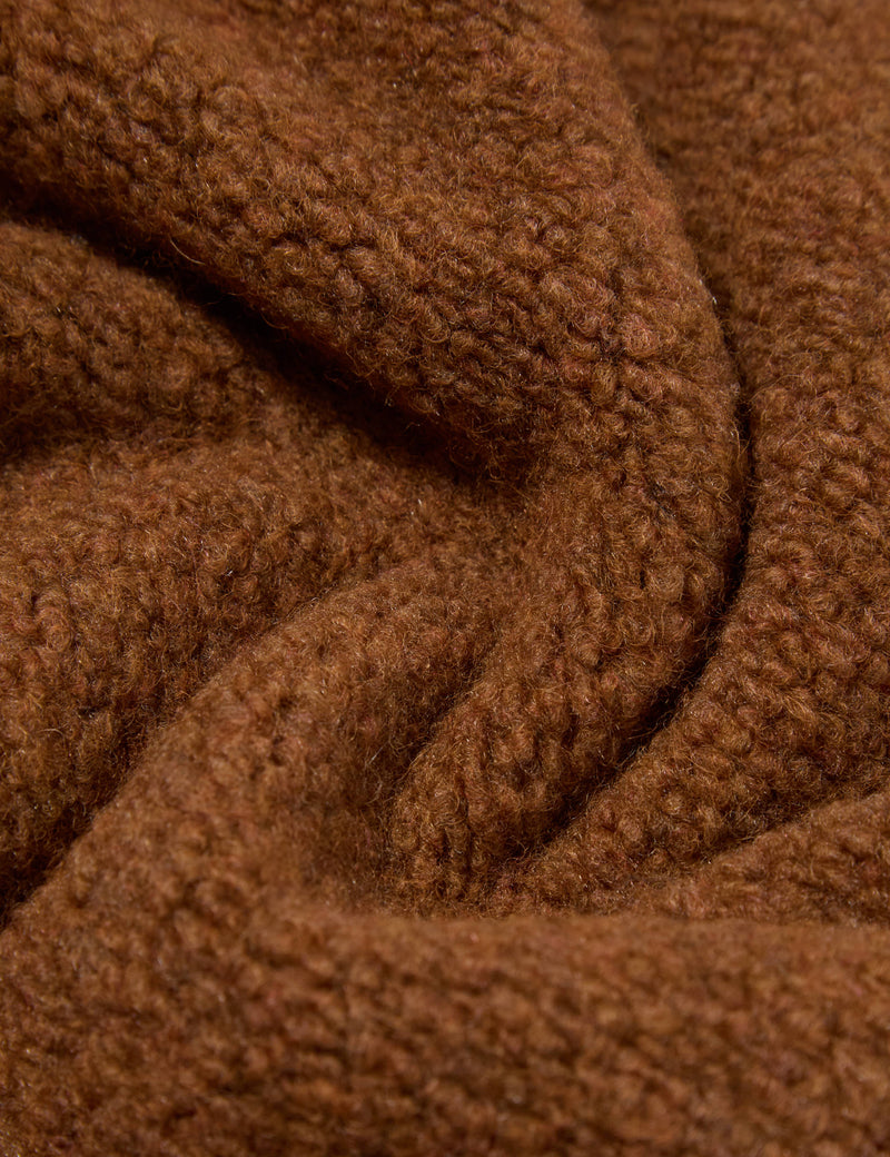 Universal Works Travel Hoodie (Alvar Fleece) - Cumin