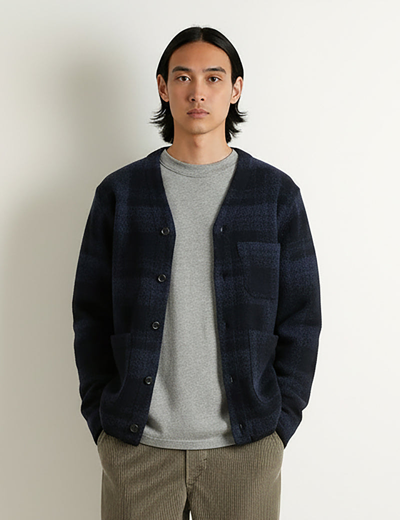 カーディガン Bouncy Check Knit Pullover Envi Pink And Red Checkered Knit Cardigan | Beginning Boutique AU