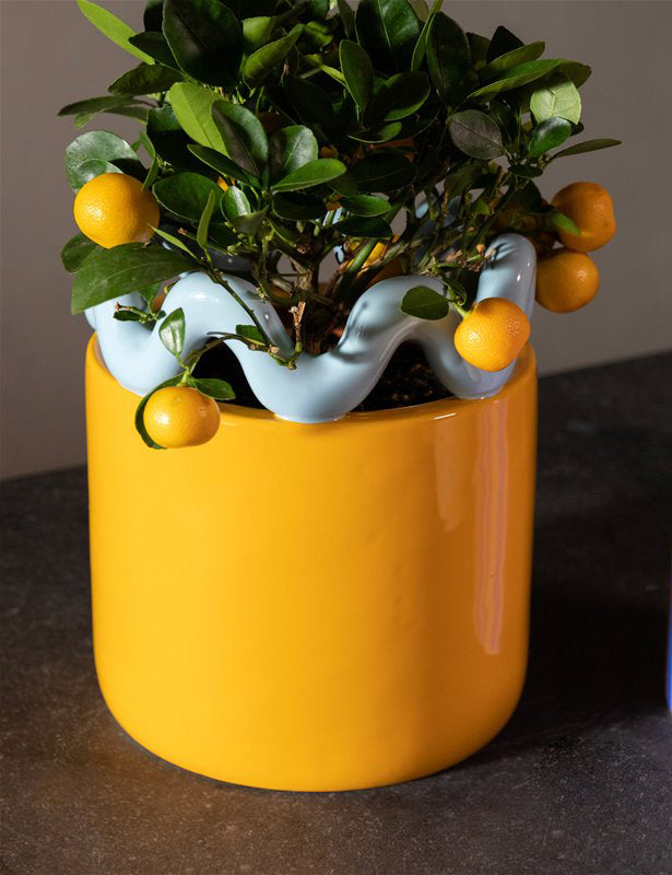 & Klevering Planter Sway - Orange