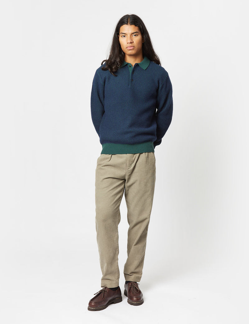 Folk Assembly Cord Pant (Relaxed) - Olive Green