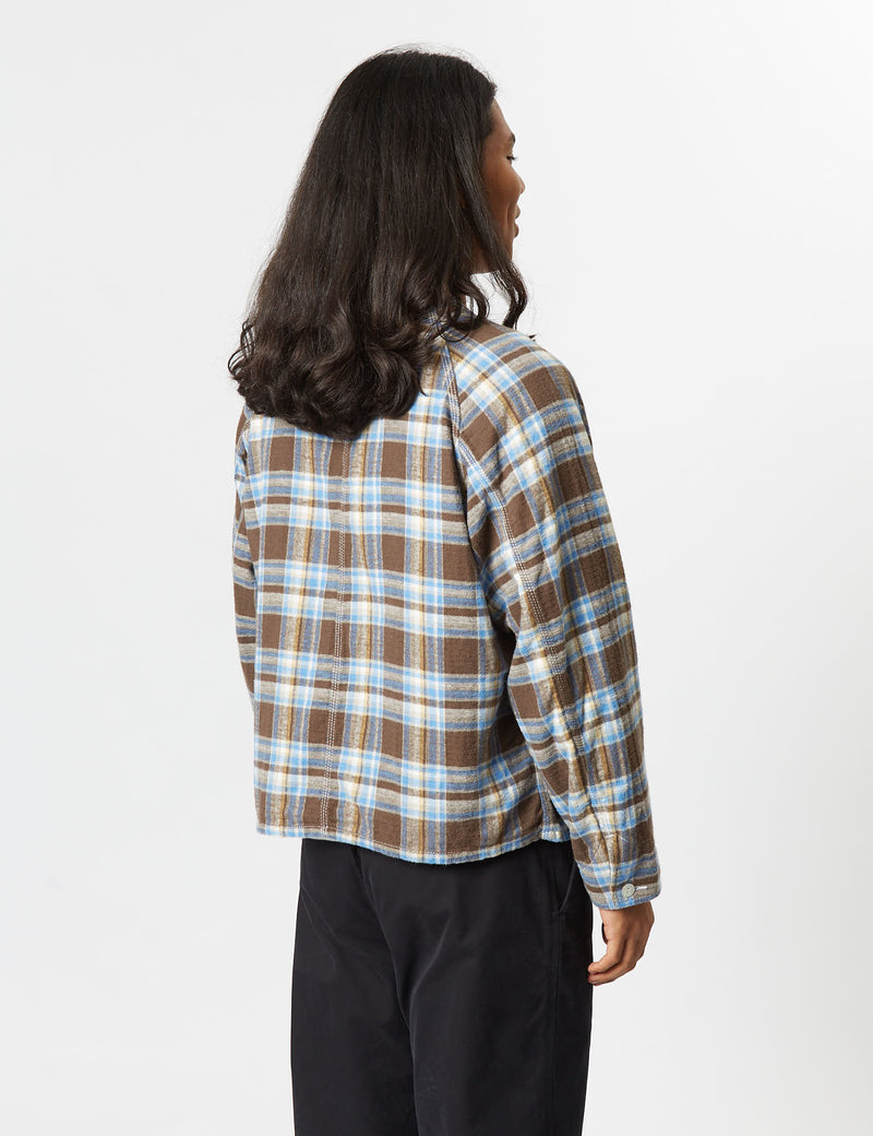 Beams Plus Engineer Jacket W (Face) - Blue Check