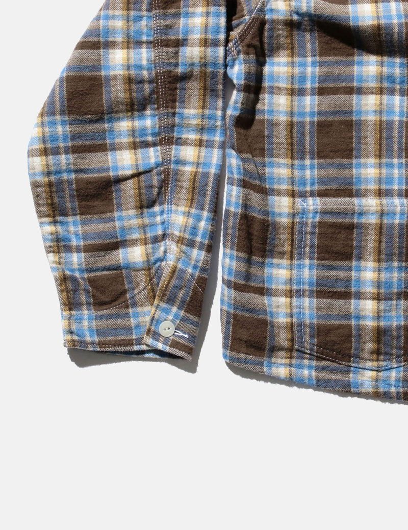 Beams Plus Engineer Jacket W (Face) - Blue Check
