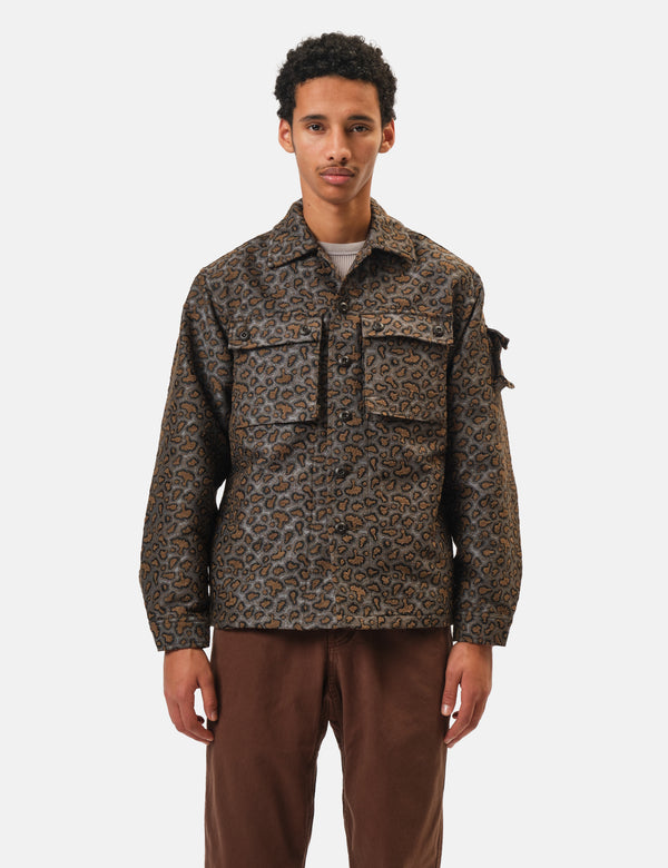 Beams Plus MIL Jacket (Camo Jacquard) - Brown