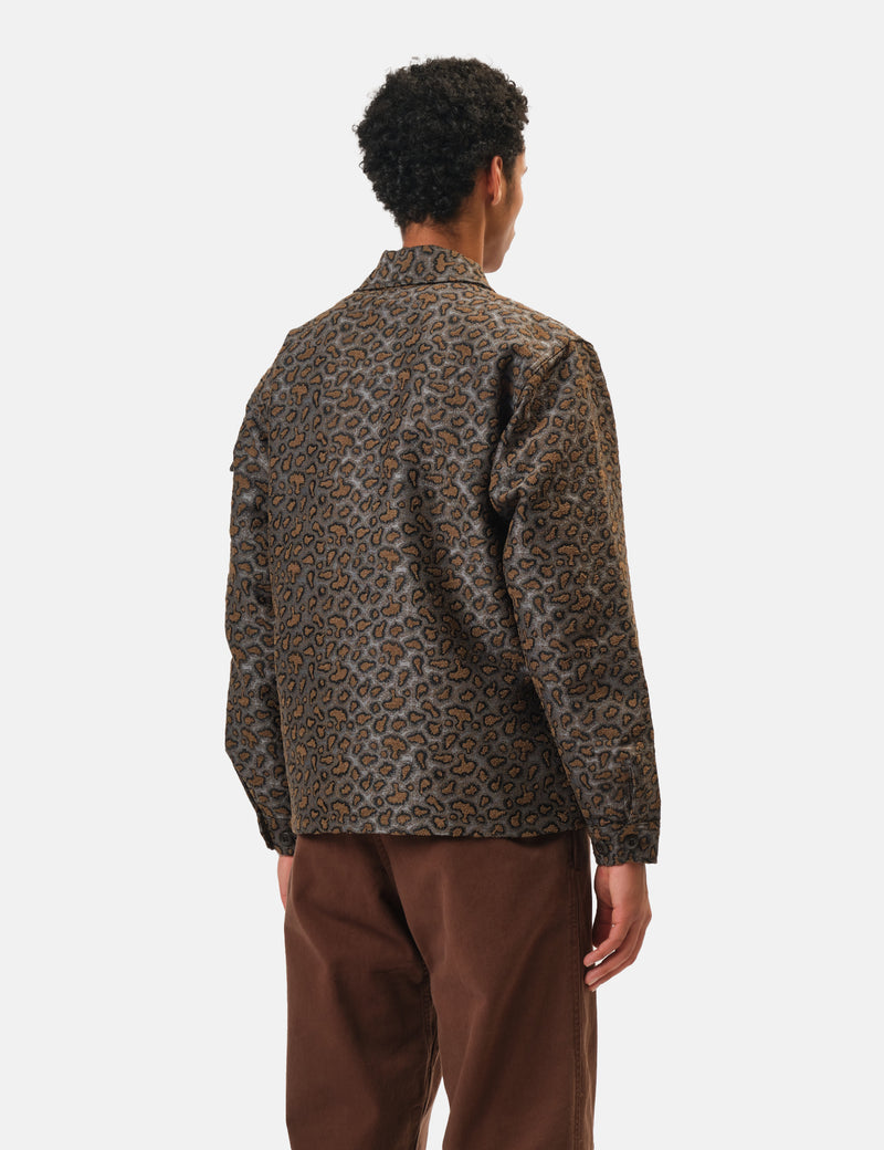 Beams Plus MIL Jacket (Camo Jacquard) - Brown