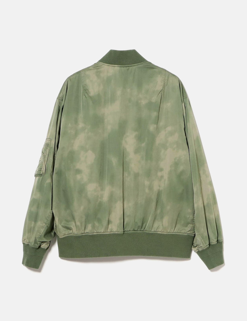Beams Plus MIL Flight Jacket (NYCO Twill) - Sage Green | Article.
