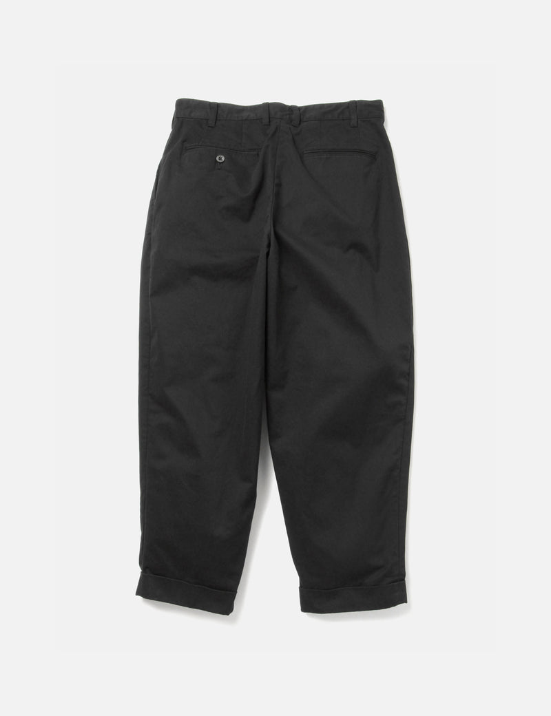 Pantalon en sergé à 2 plis Beams Plus - Noir