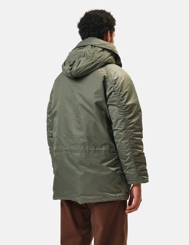 Beams Plus Mil Type N-3B Down Jacket - Sage Green