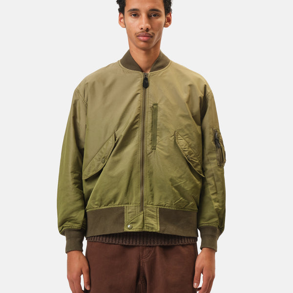 試着のみ MIL Flight Jacket Iridescent Twill 4550419527101.