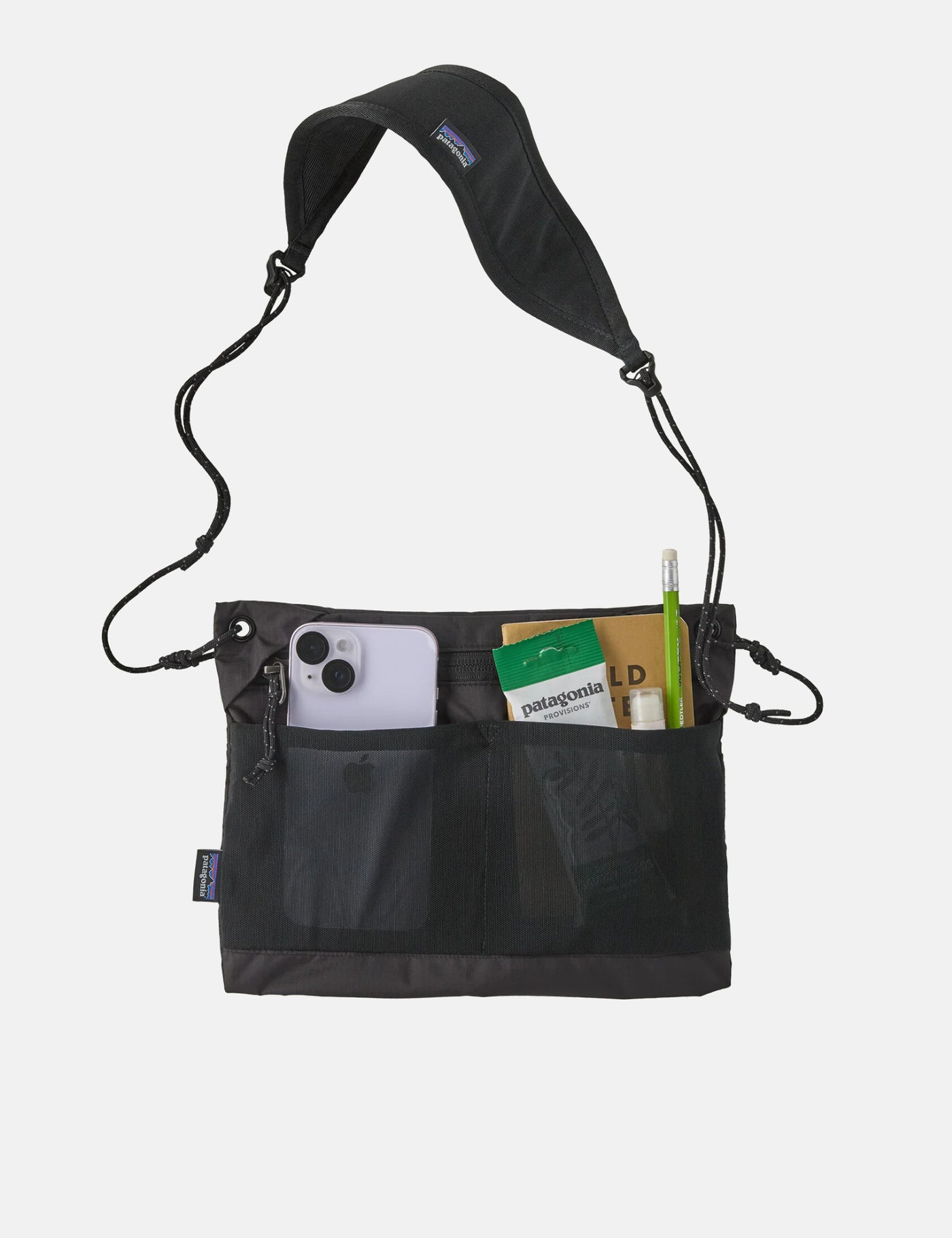 バッグ Patagonia one shoulder bag y2k teck 2010 Patagonia Terravia Sacoche Bag - Black | Article.
