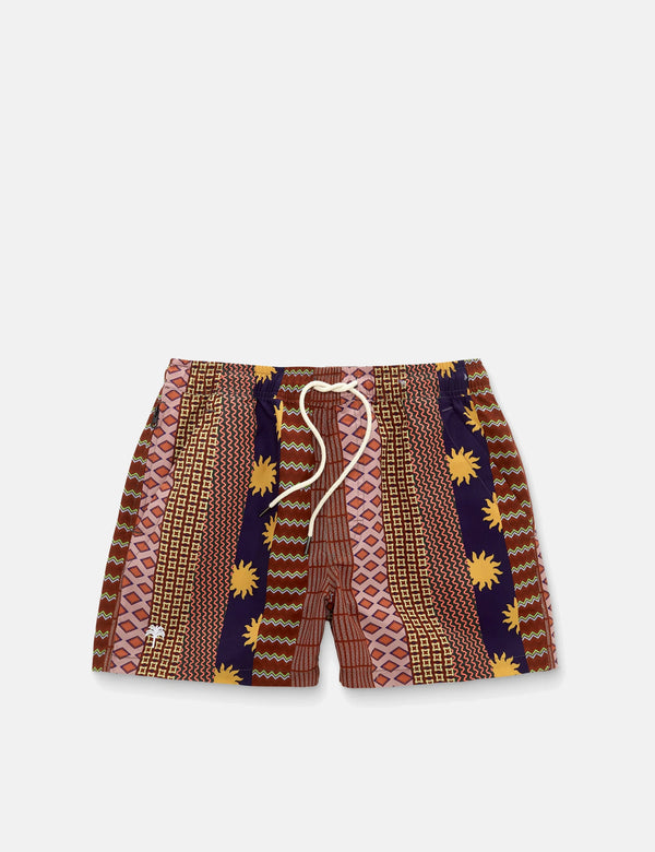 OAS Mixtape Swim Shorts - Red