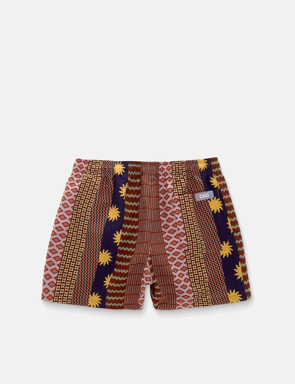 OAS Mixtape Swim Shorts - Red