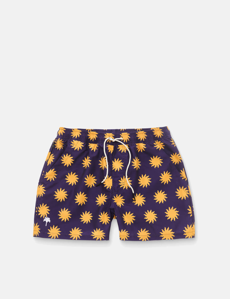 OAS Sunday Sun Swim Shorts - Navy Blue