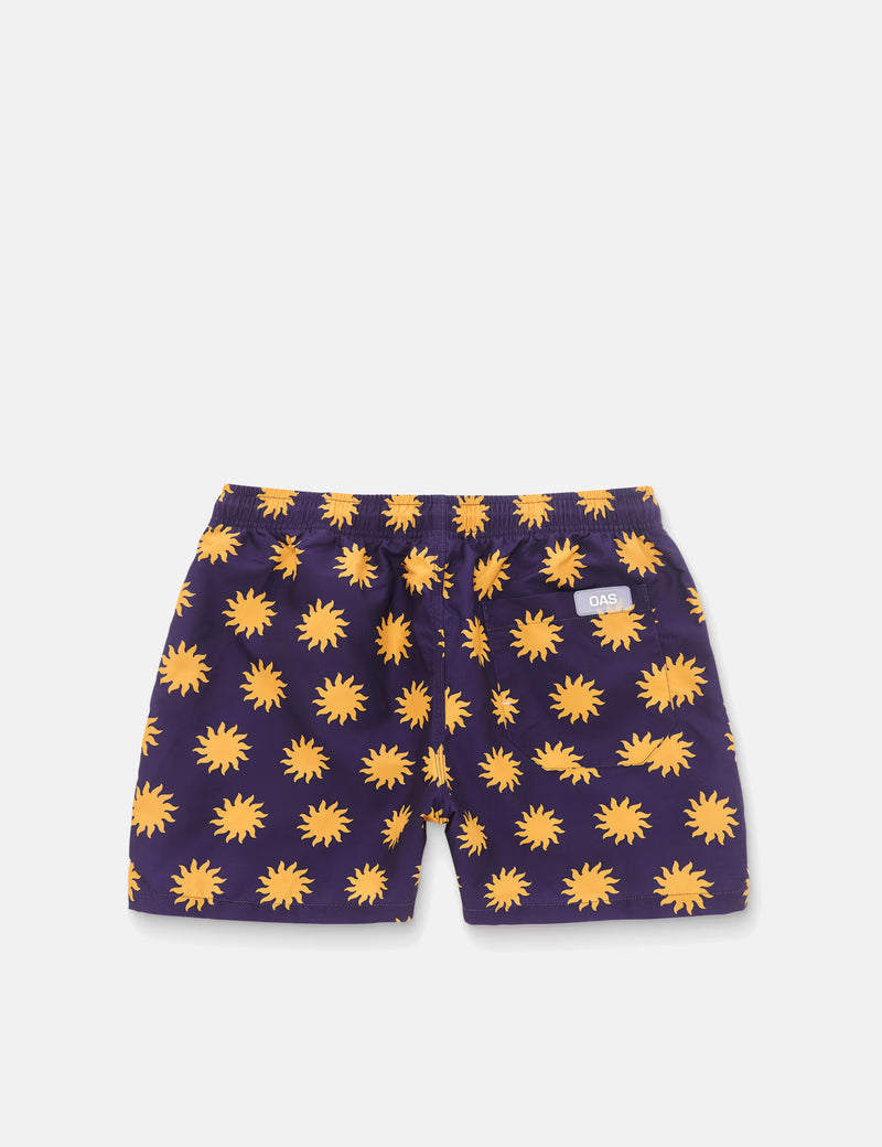 OAS Sunday Sun Swim Shorts - Navy Blue