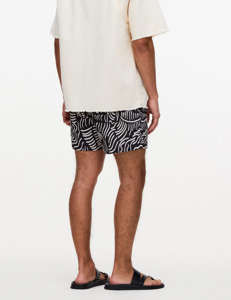 OAS Tar Lorenzo Swim Shorts - Black