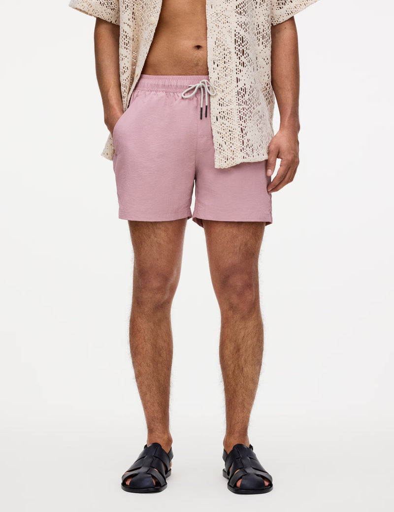 OAS Blush Nylon Swim Shorts - Pink
