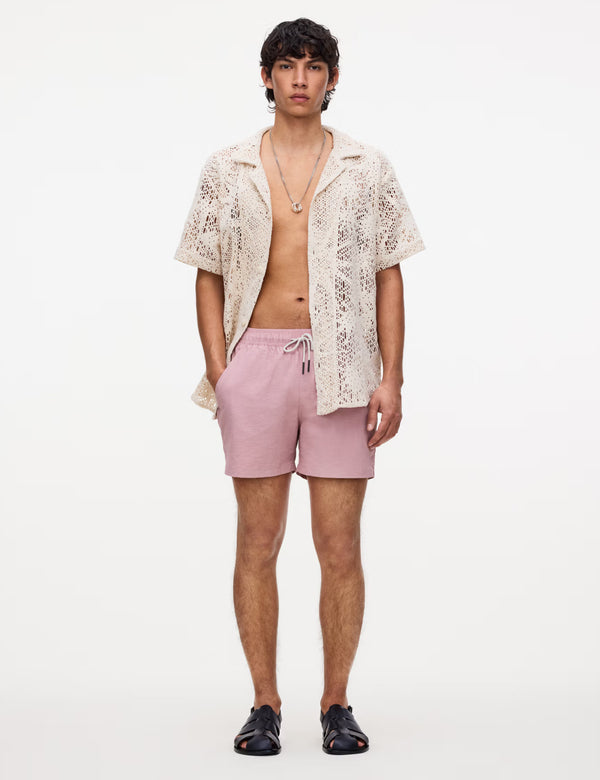 OAS Blush Nylon Swim Shorts - Pink