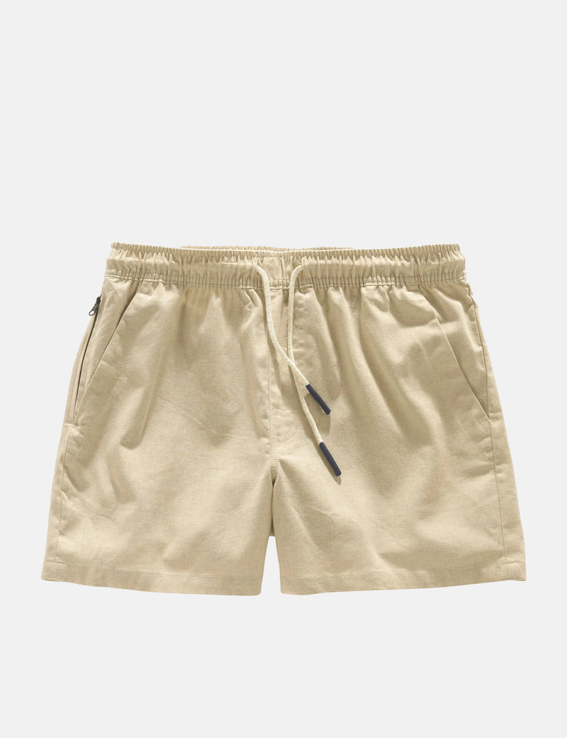 OAS Linen Shorts - Beige