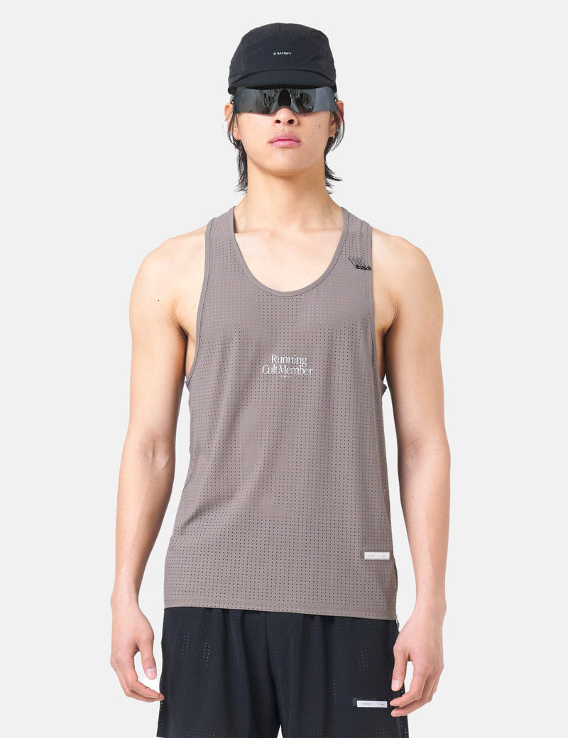 Satisfy Running Space-O Singlet - Taupe I Article.