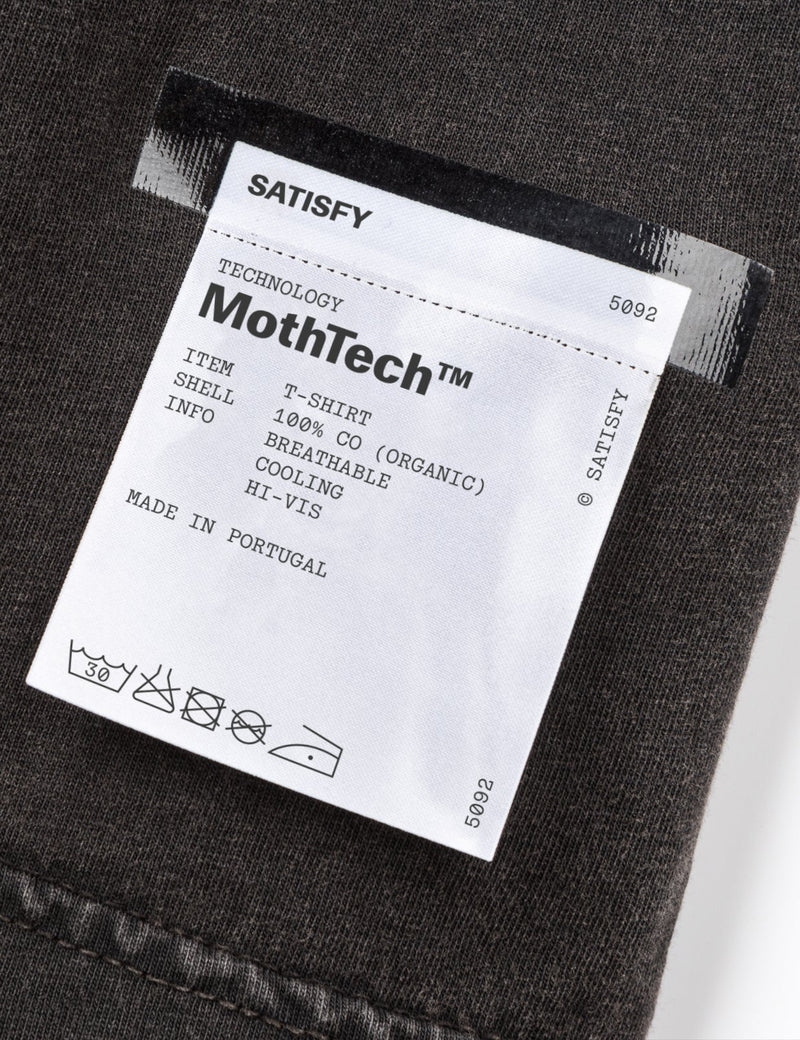 Satisfy MothTech T-Shirt - Aged Black