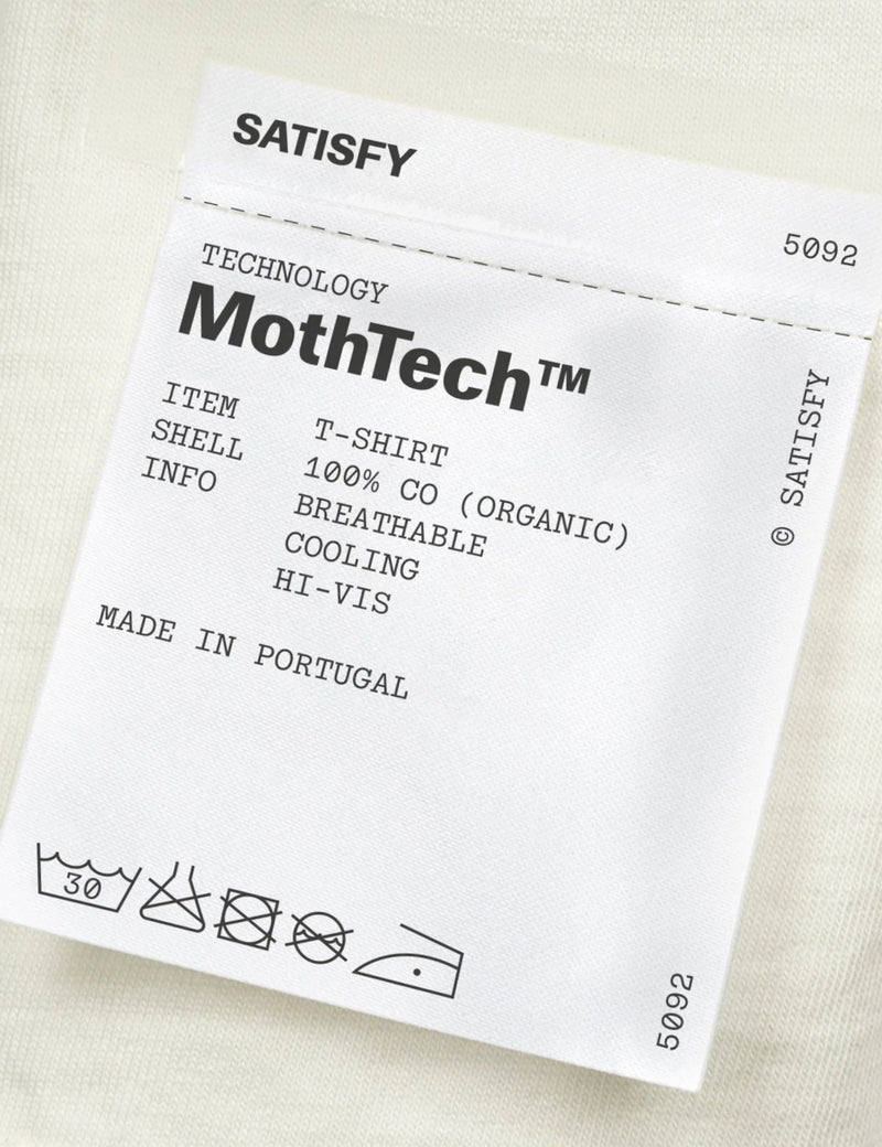 Satisfy MothTech T-Shirt - Ecru