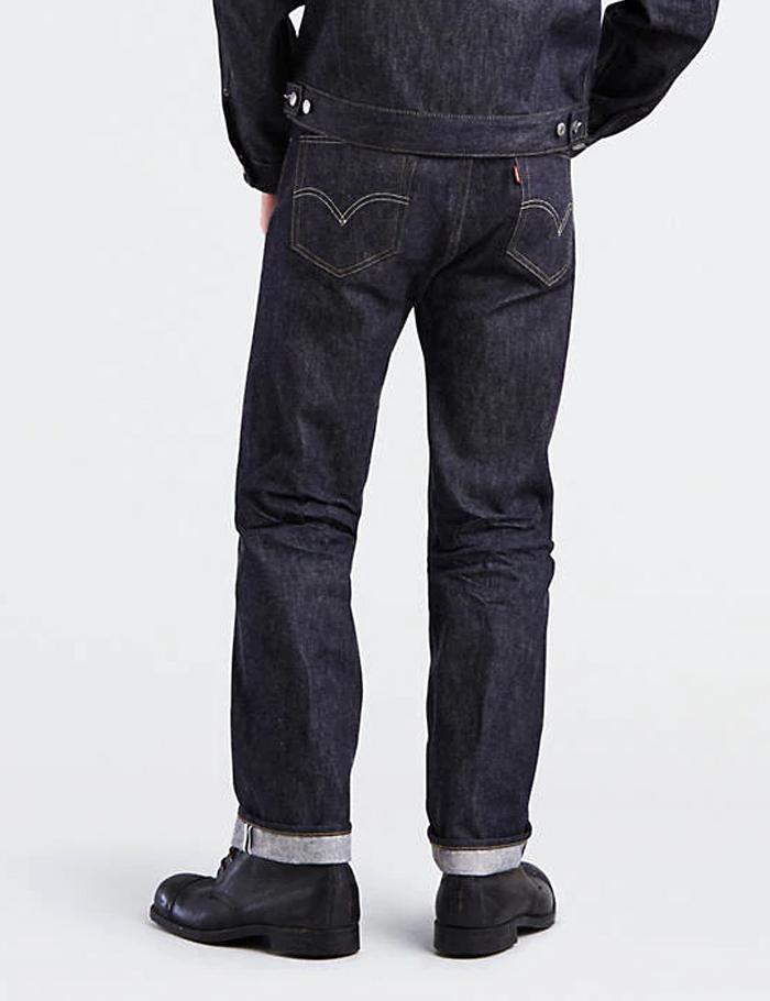 Levis 1955 501 Jeans Vintage Clothing - Rigid Dark Indigo Blue