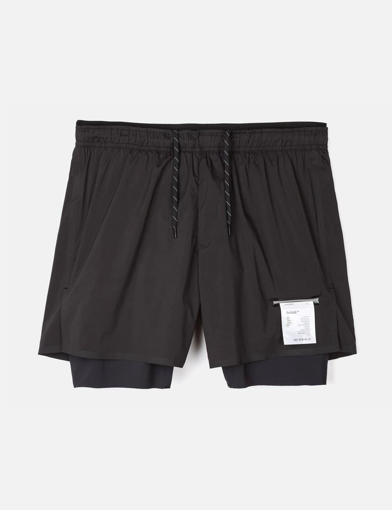 Satisfy Running TechSilk 8" Shorts - Black
