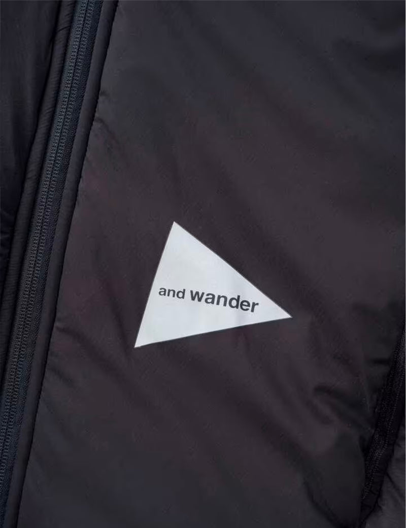 And Wander Top Fleece Coat - Charcoal Grey