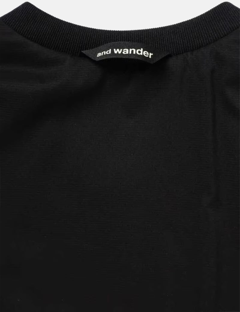 And Wander Alpha AIR T-Shirt - Black