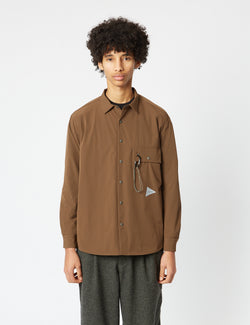 And Wander Lightweight Cloth Shirt - Brown