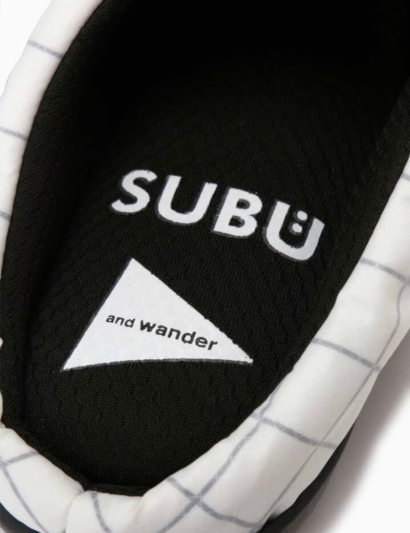 SUBU x And Wander ECOPAK Permanent Sandal - Off White