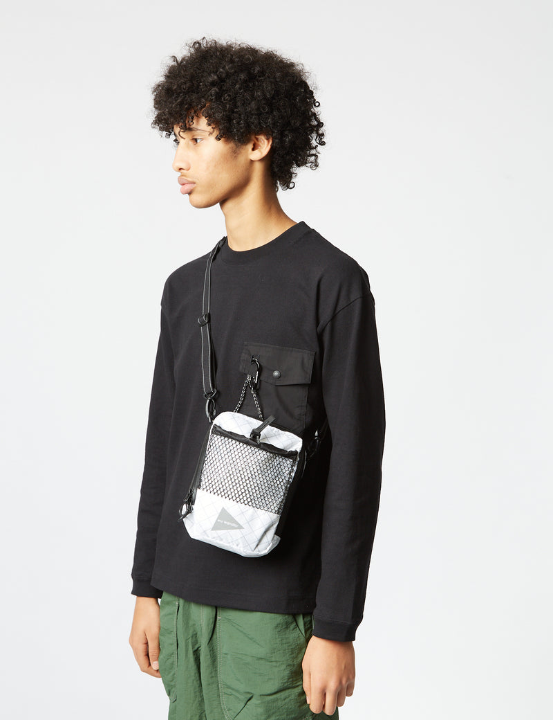 And Wander ECOPAK Shoulder Pouch - Off White
