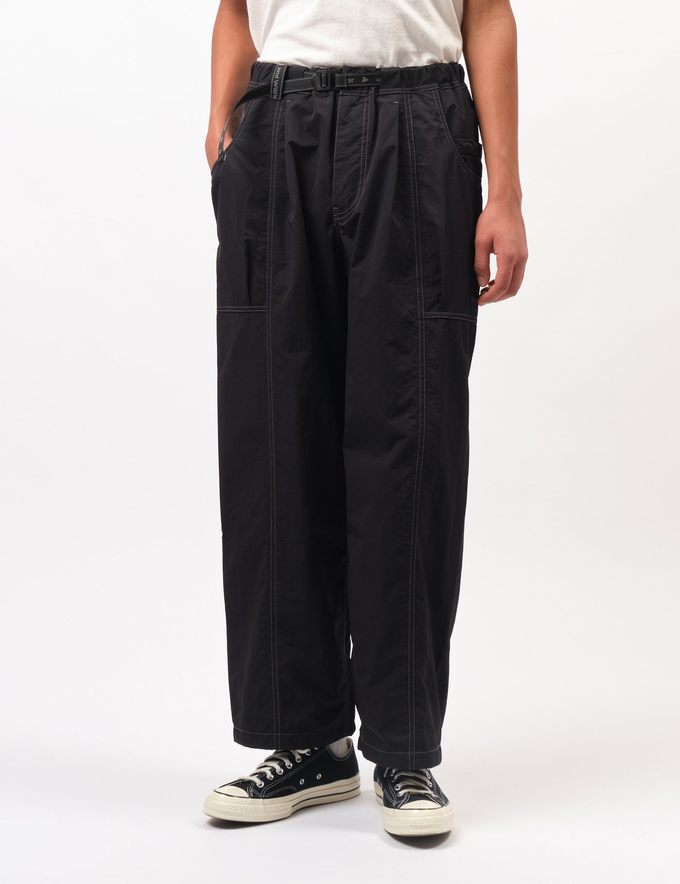 and Wander Crinkled Nylon Pants - Black | Article. and Wander Crinkled Nylon Pants - Black | Article.