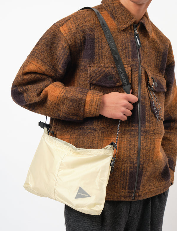 and Wander Sil Sacoche Bag - Off White