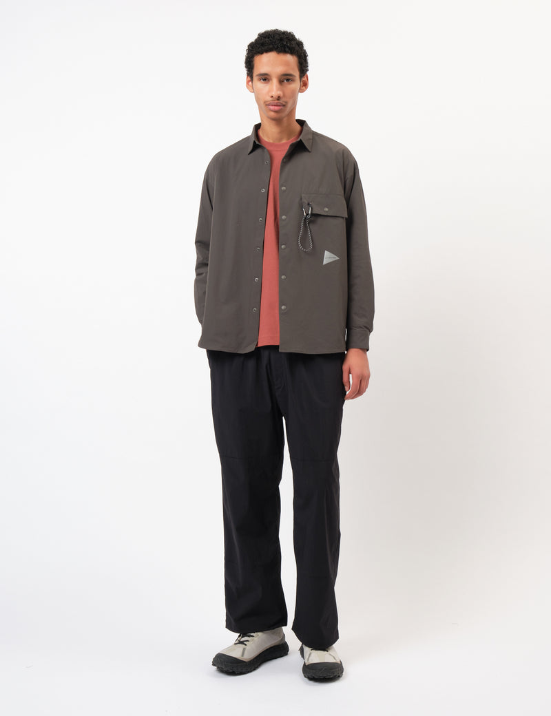 and Wander Lightweight Cloth Shirt - Dark Grey