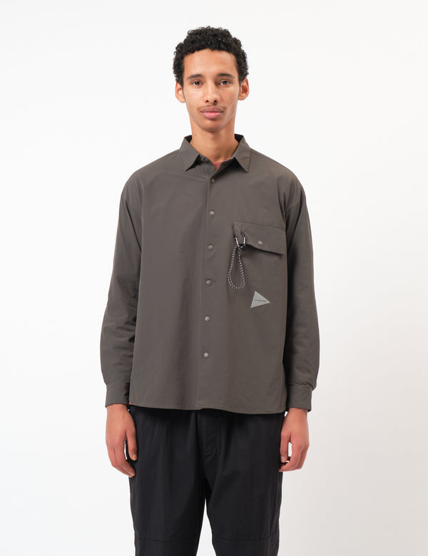and Wander Lightweight Cloth Shirt - Dark Grey